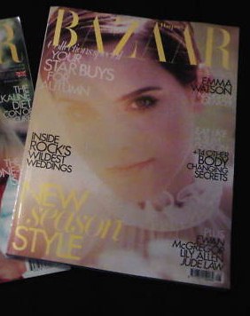 Эмма в журналах Harper's Bazaar UK и Atrevida